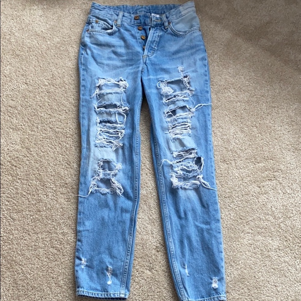 h&m ripped jeans